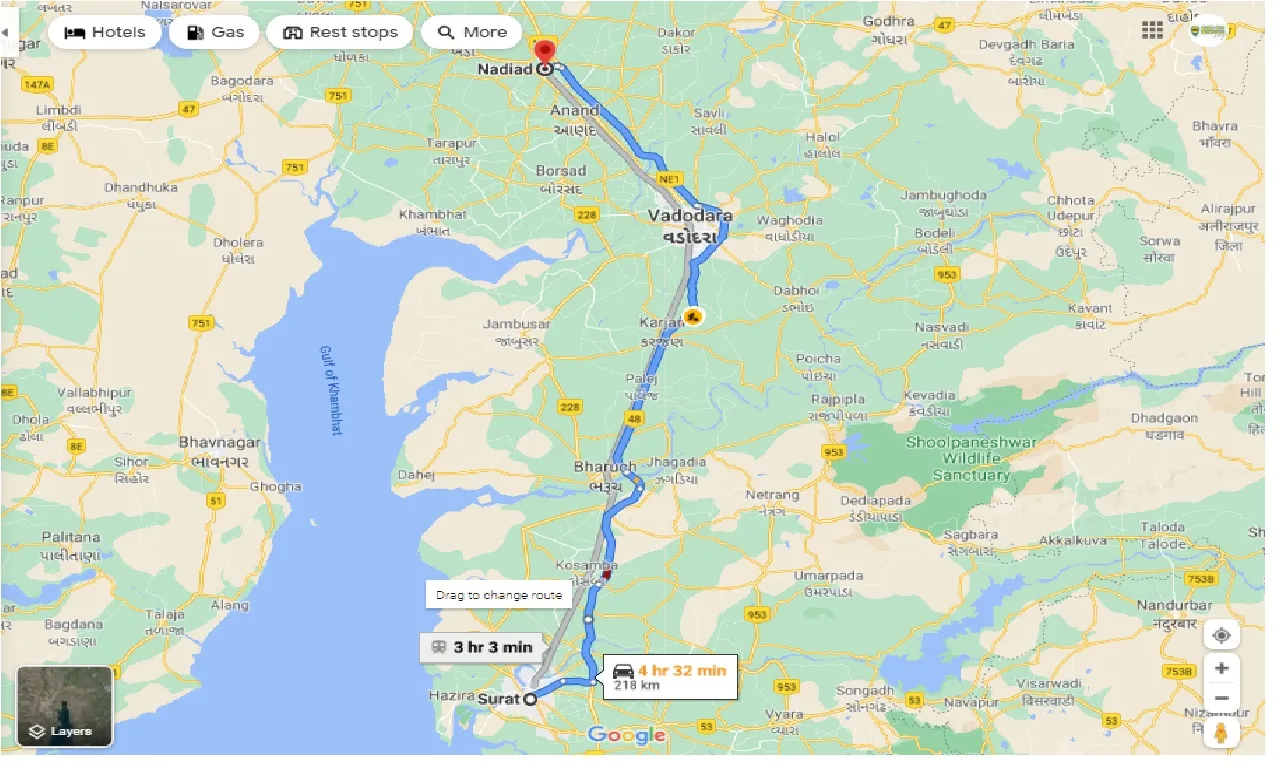 surat-to-nadiad-round-trip