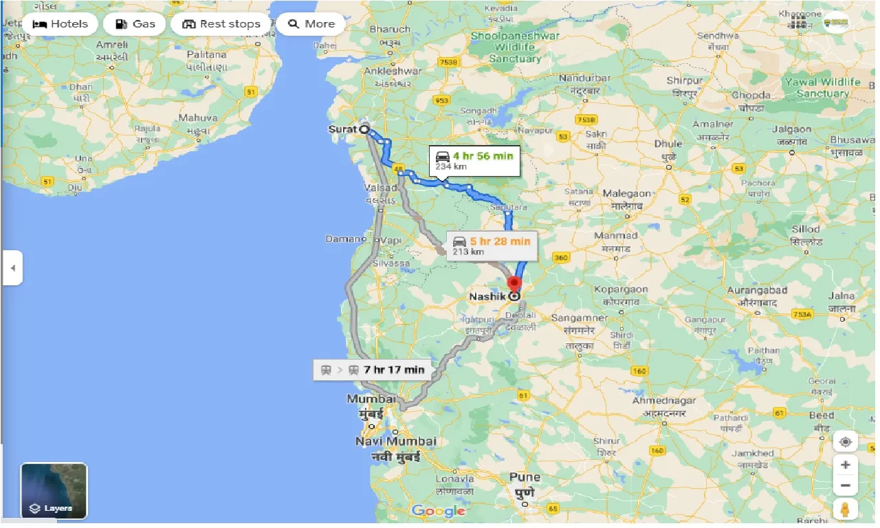 surat-to-nashik-round-trip