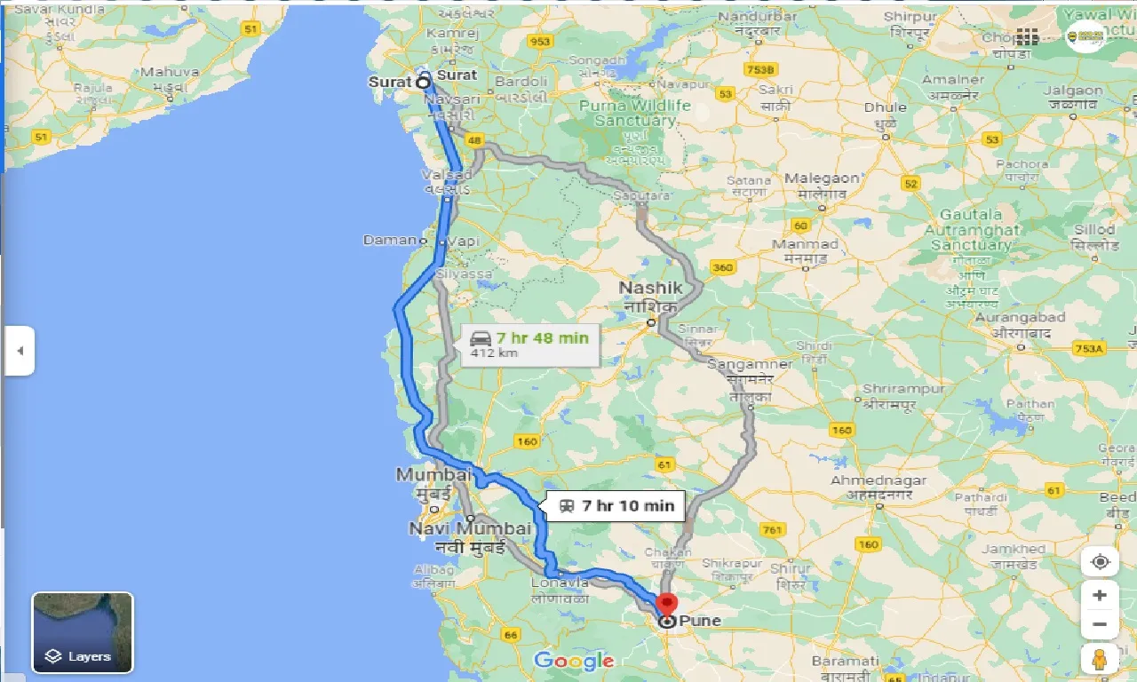 surat-to-pune-round-trip