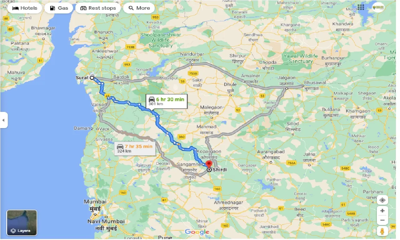 surat-to-shirdi-round-trip