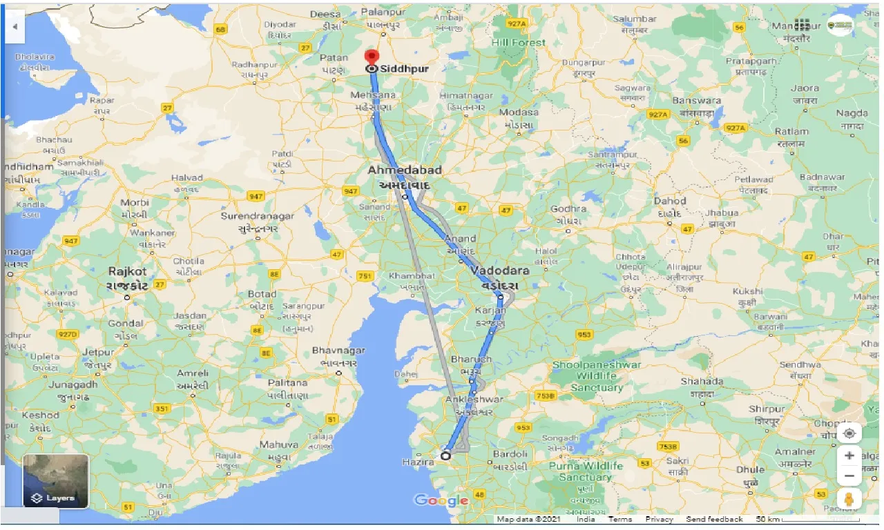 surat-to-sidhpur-round-trip