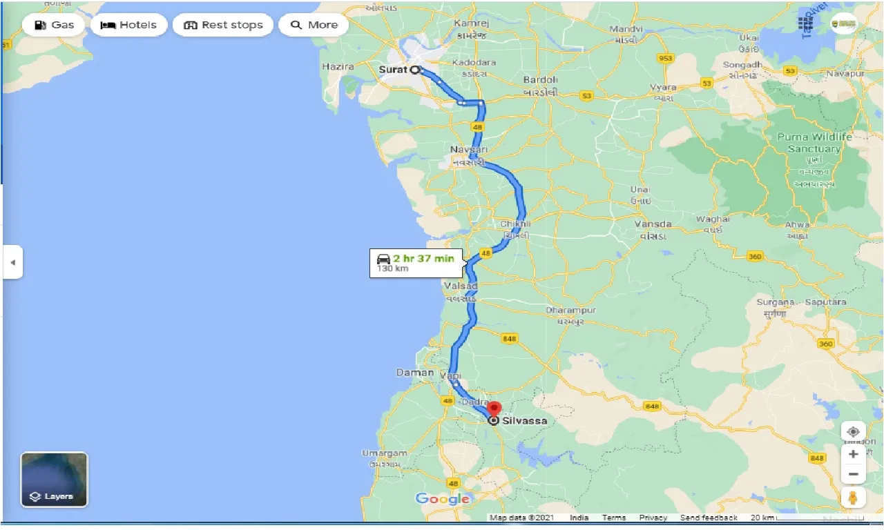 surat-to-silvassa-round-trip
