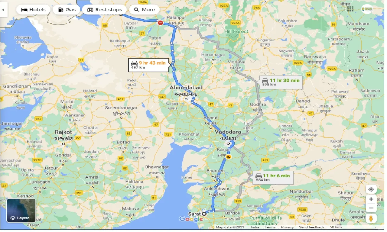 surat-to-tharad-round-trip