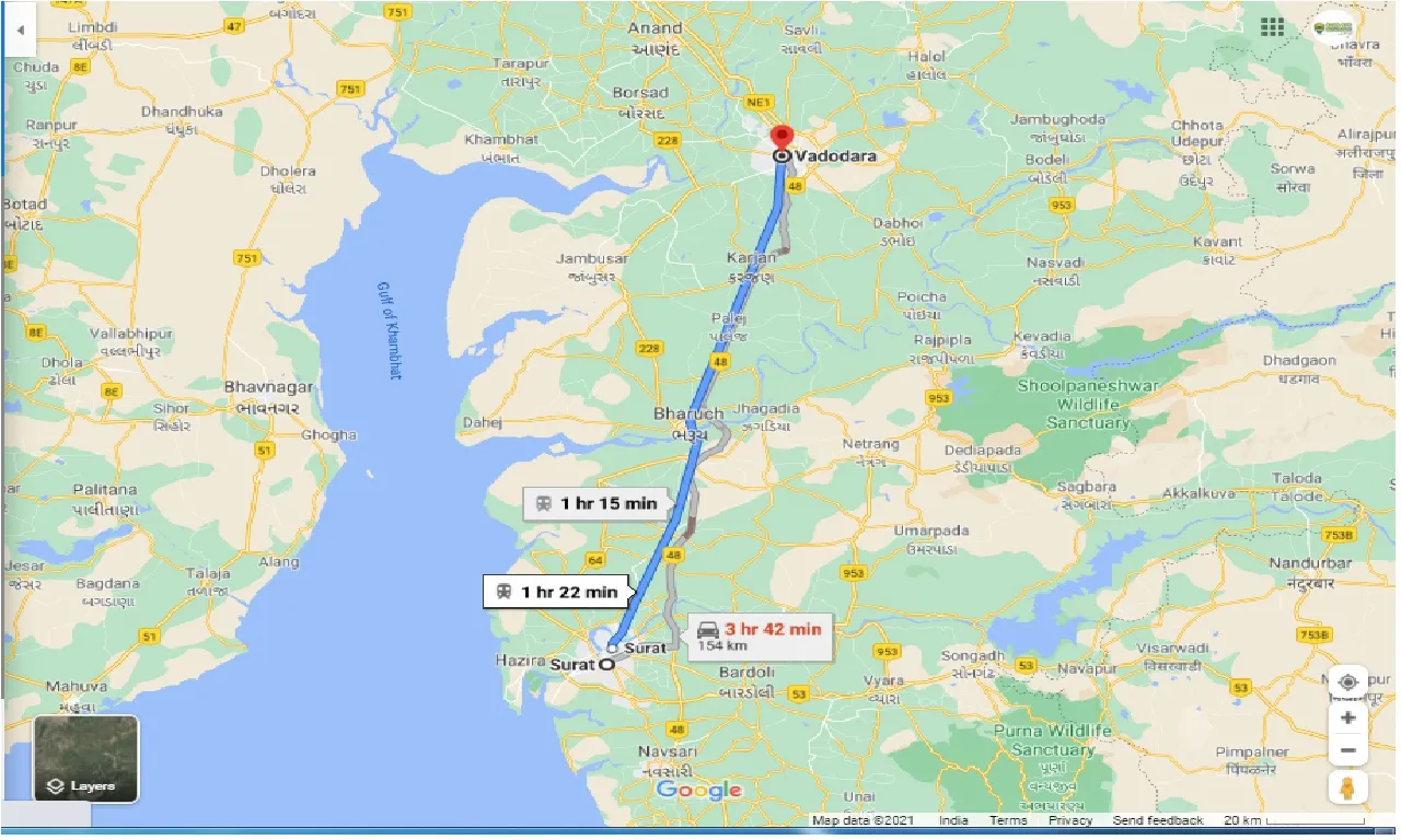 surat-to-vadodara-one-way