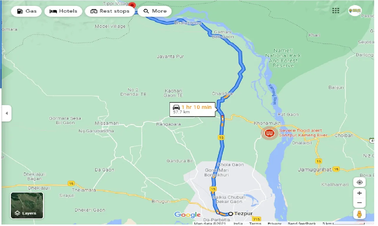 tezpur-to-bhalukpong-round-trip