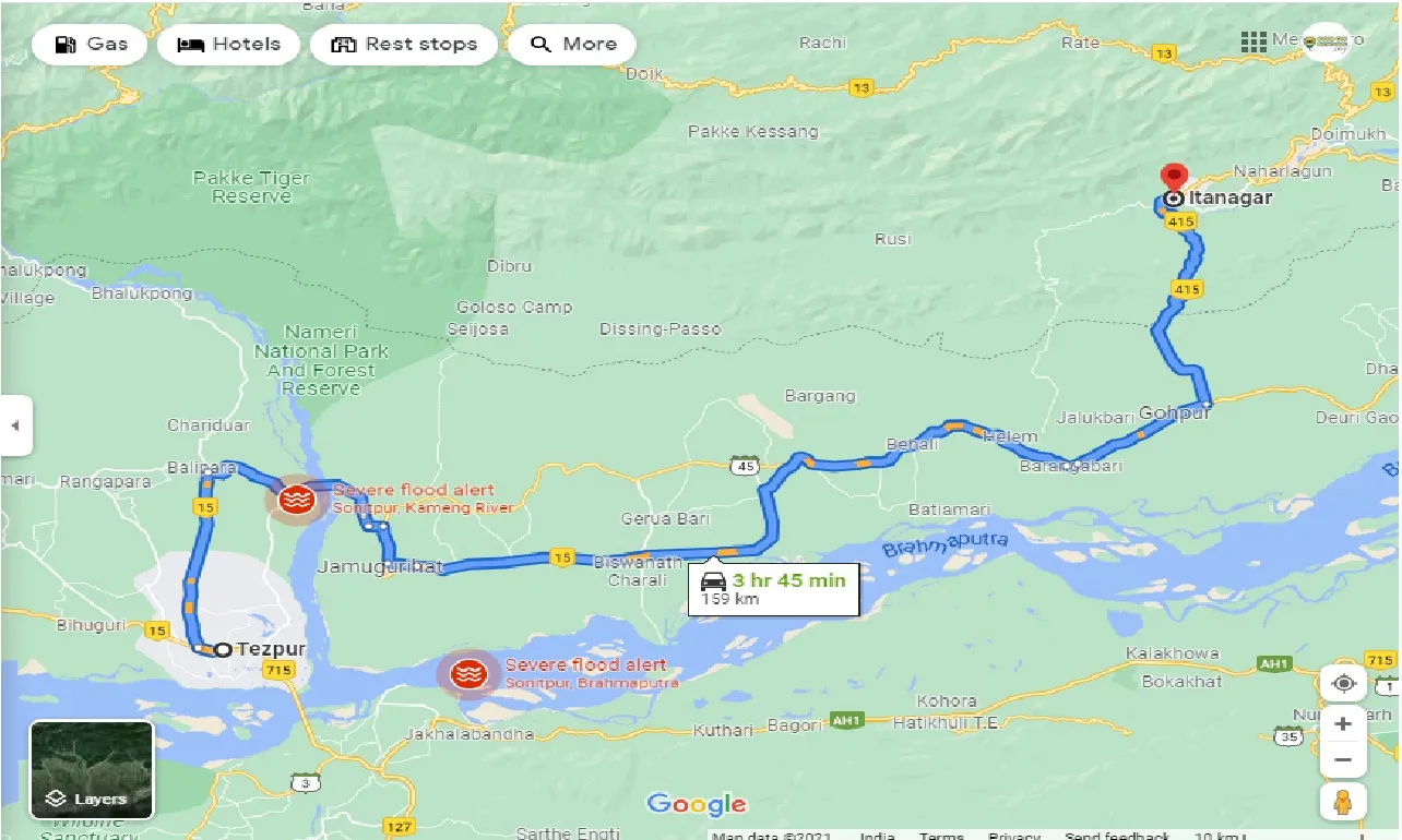 tezpur-to-itanagar-round-trip