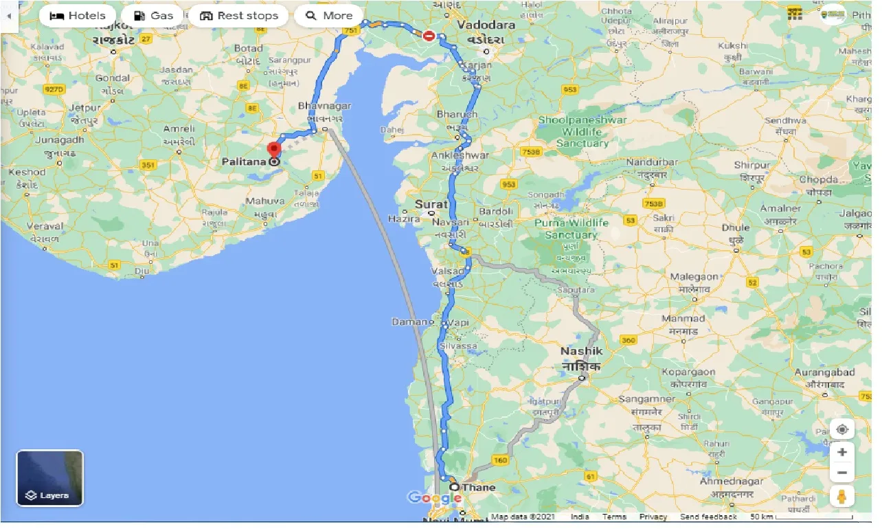 thane-to-palitana-round-trip