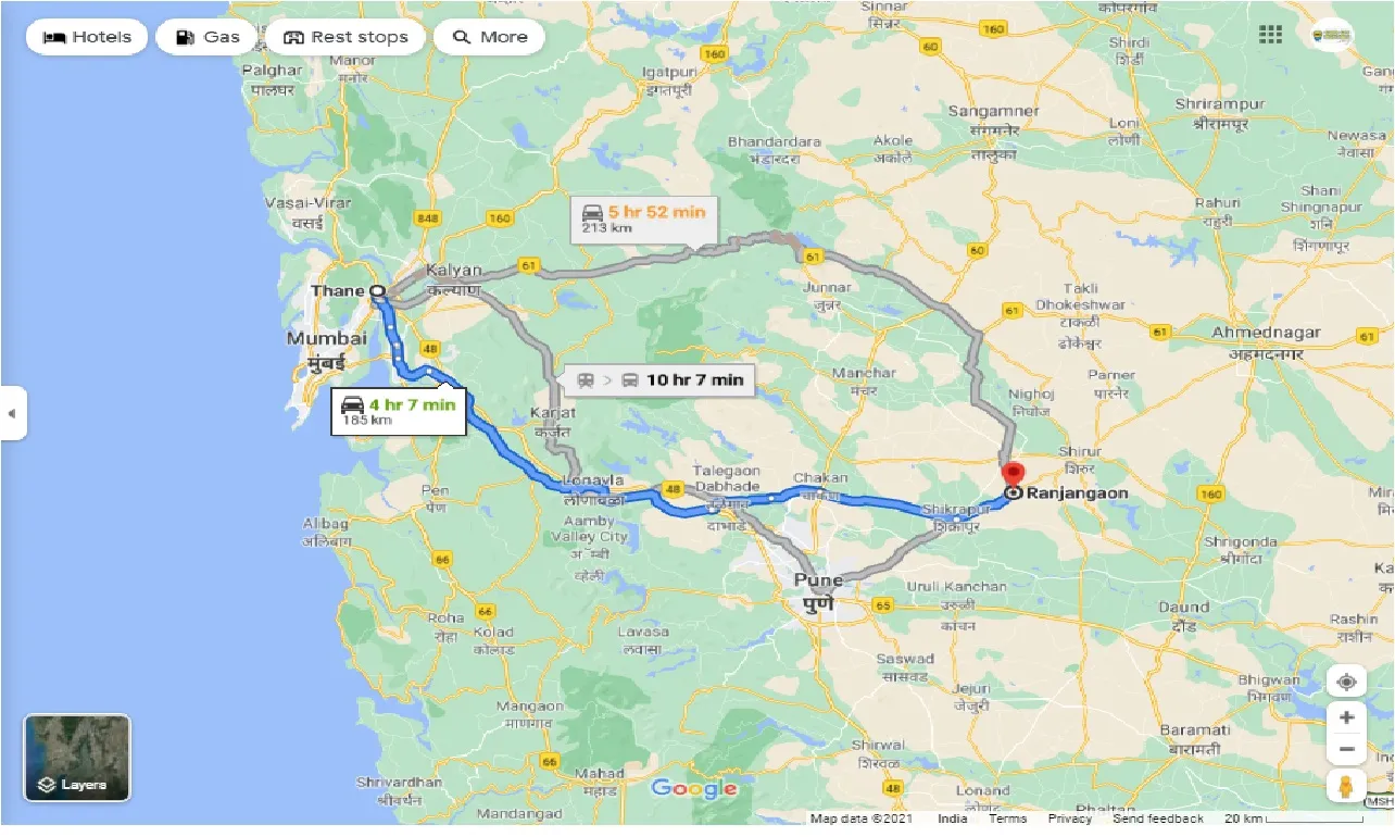 thane-to-ranjangaon-round-trip