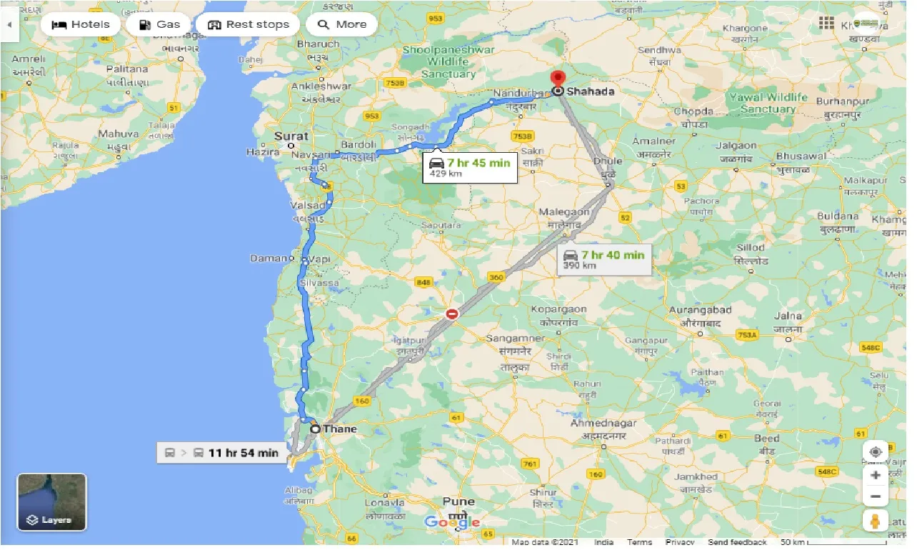 thane-to-shahada-one-way
