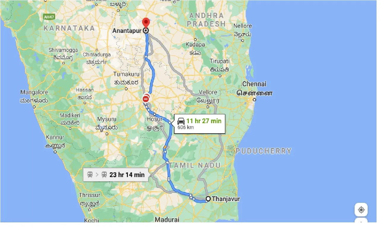 thanjavur-to-anantapur-taxi