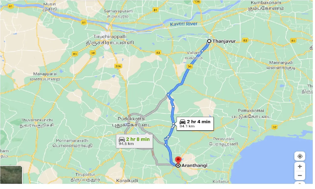 thanjavur-to-aranthangi-one-way