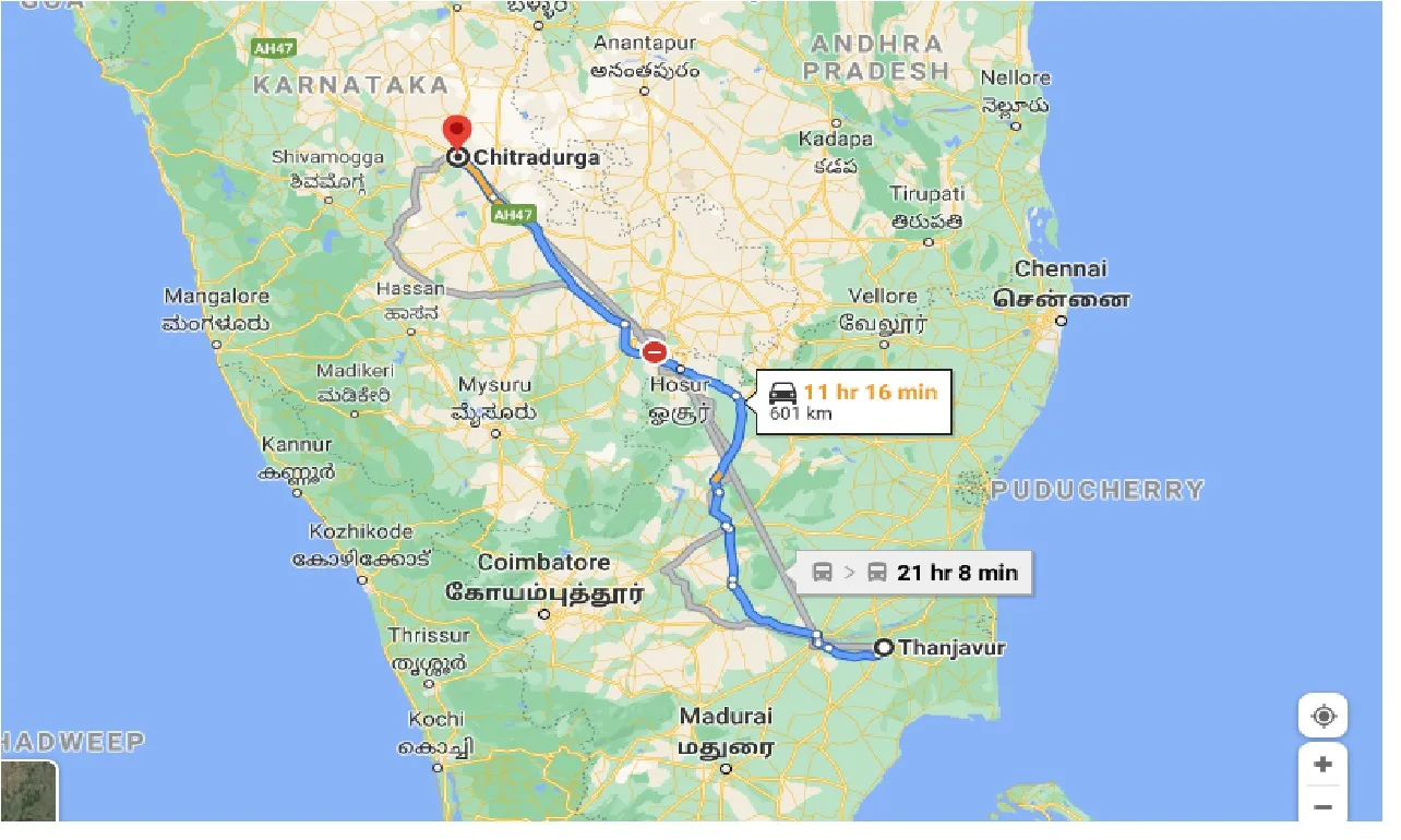thanjavur-to-chitradurga-one-way