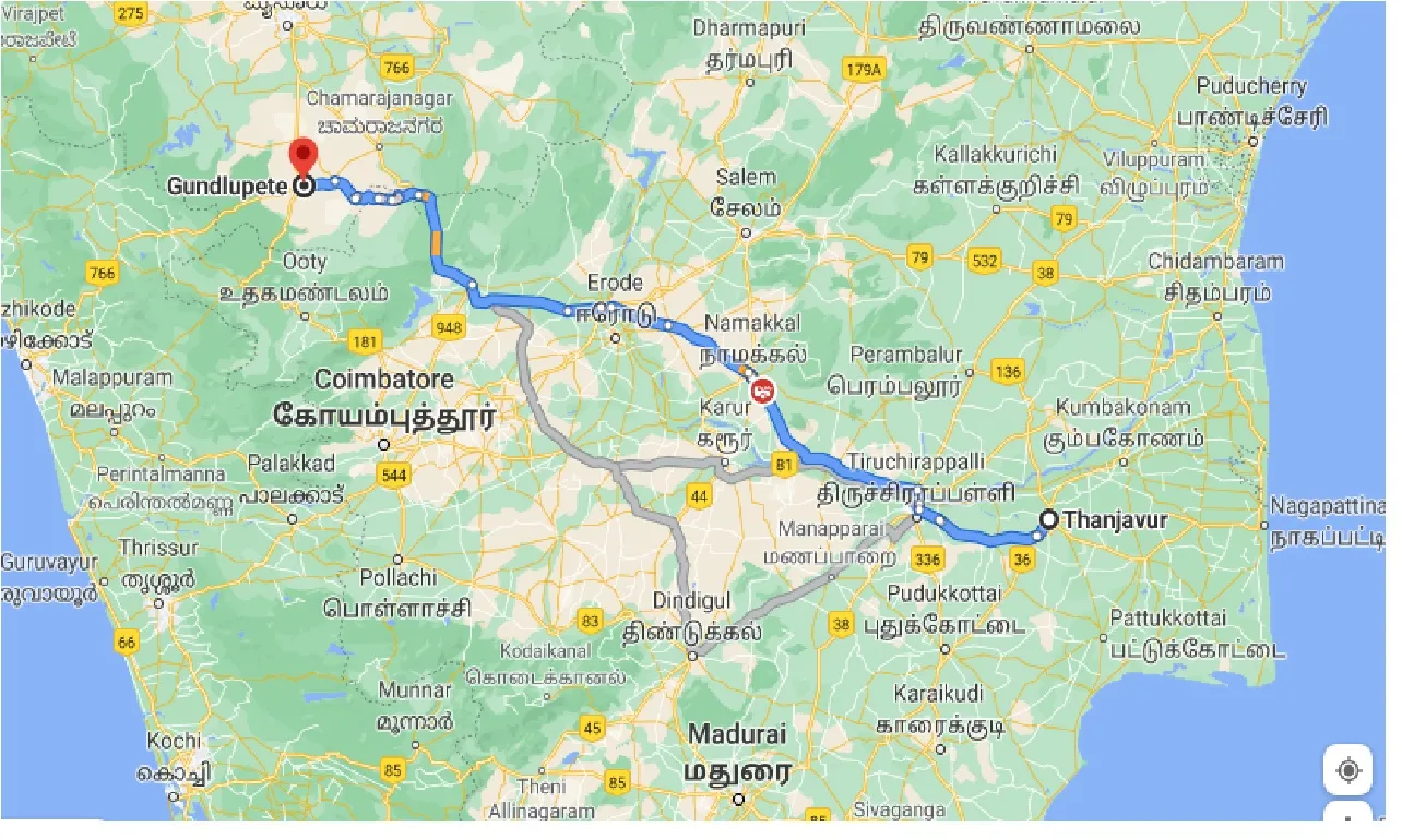 thanjavur-to-gundlupete-taxi