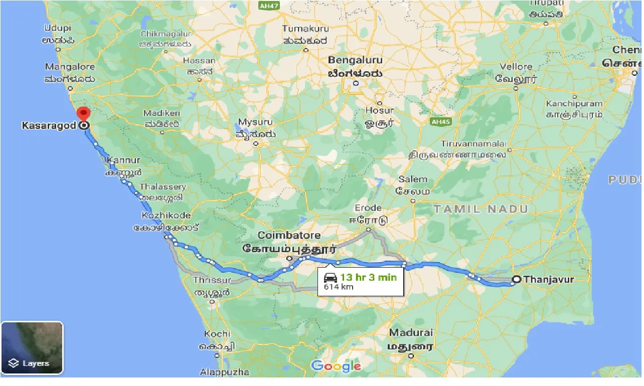 thanjavur-to-kasaragod-one-way