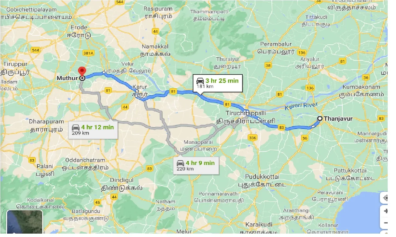 thanjavur-to-muthur-one-way