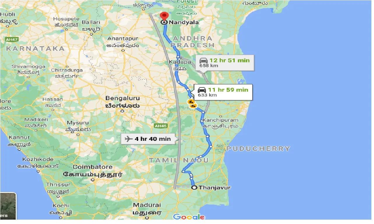 thanjavur-to-nandyala-taxi