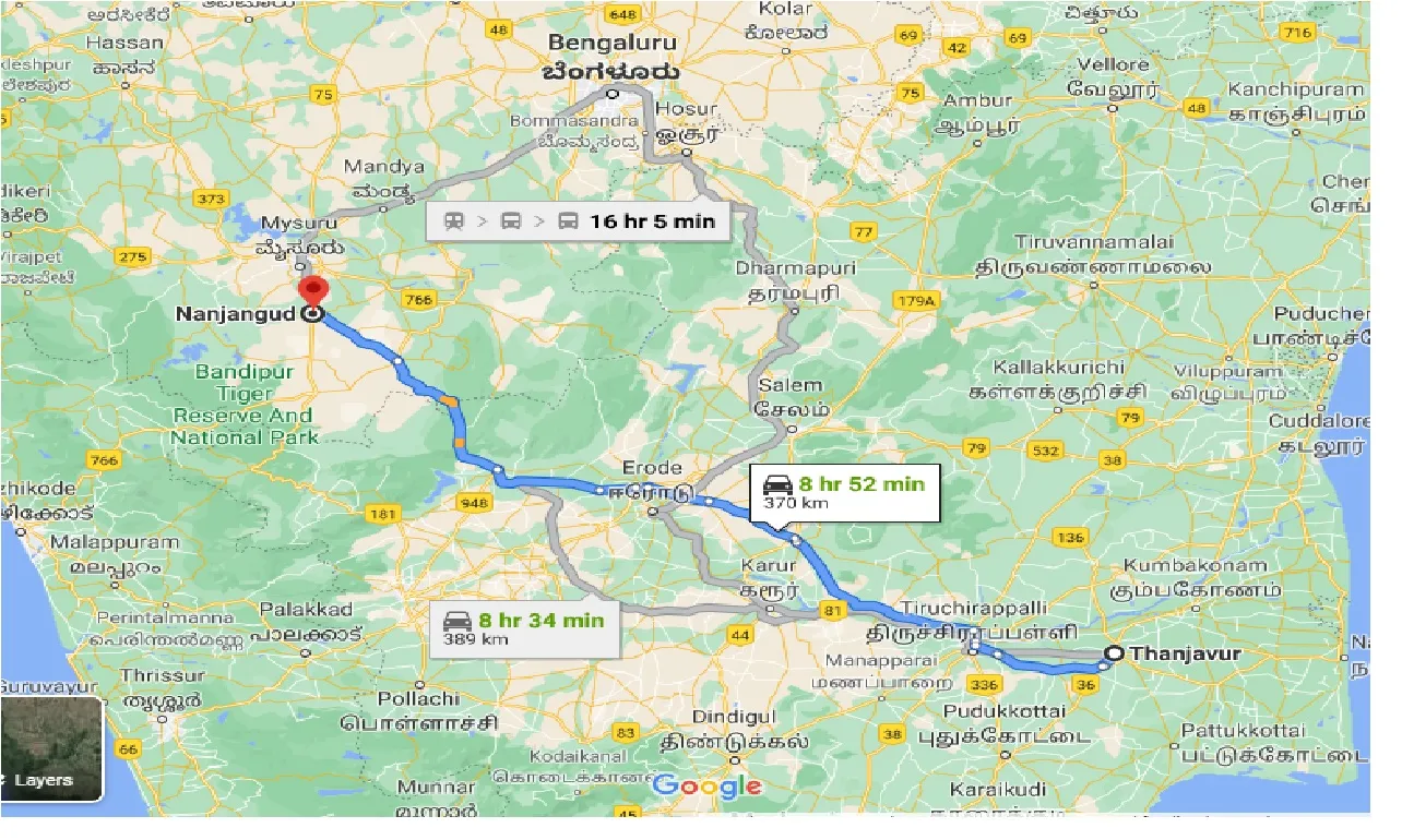 thanjavur-to-nanjangud-one-way