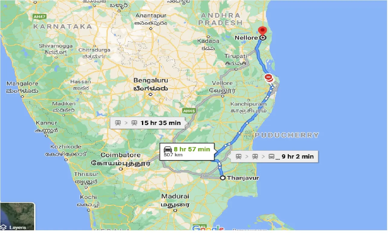 thanjavur-to-nellore-one-way