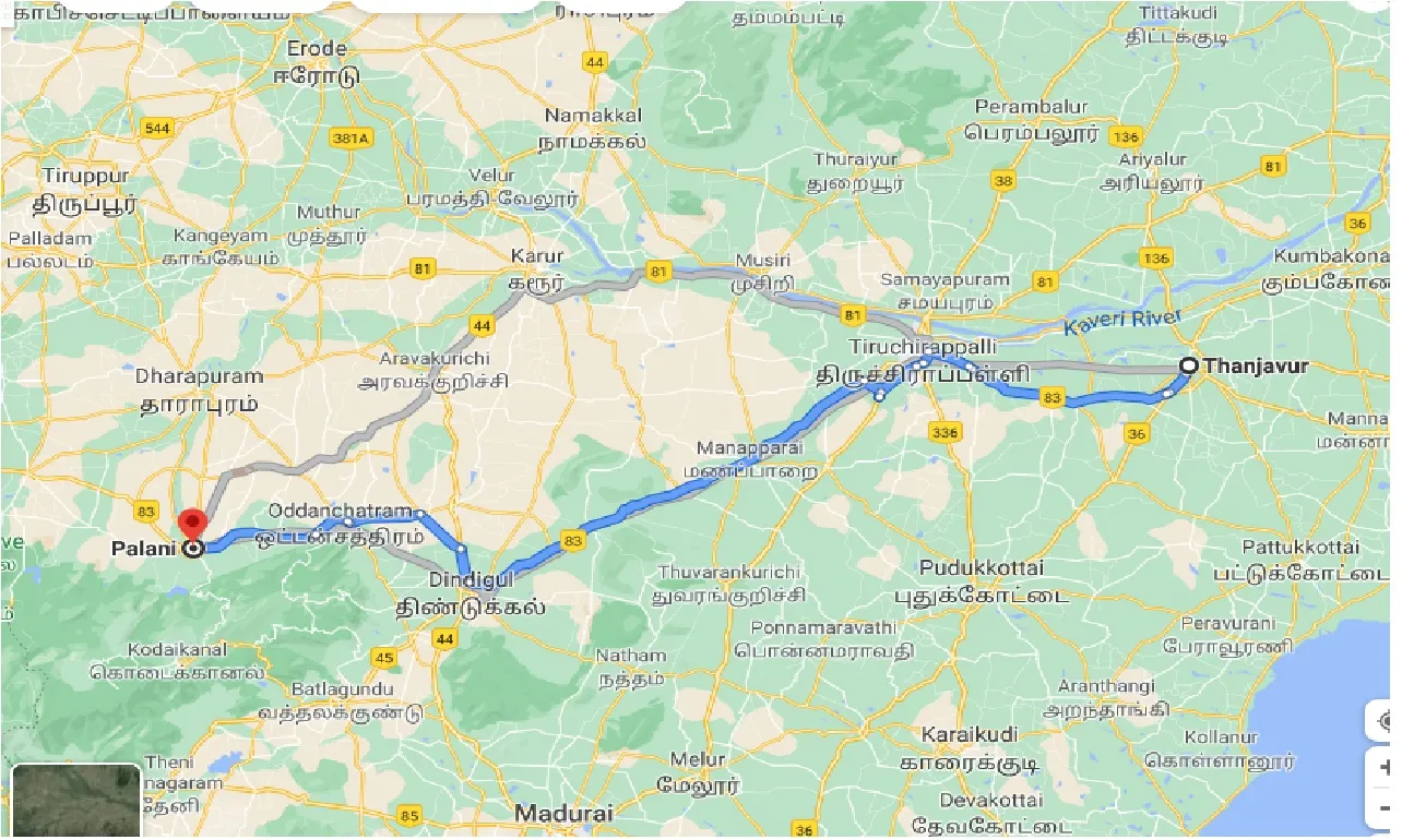 thanjavur-to-palani-taxi