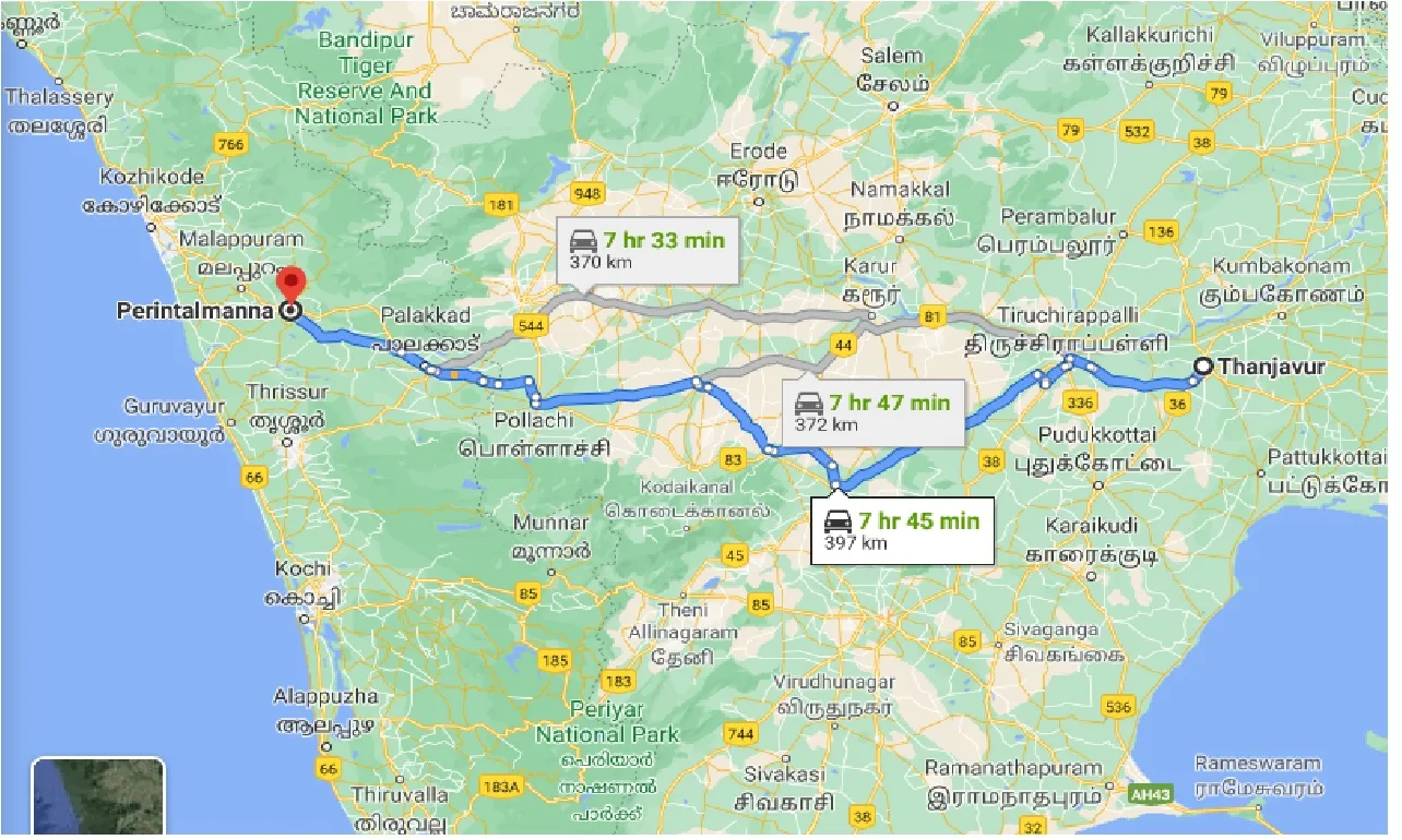 thanjavur-to-perintalmanna-taxi
