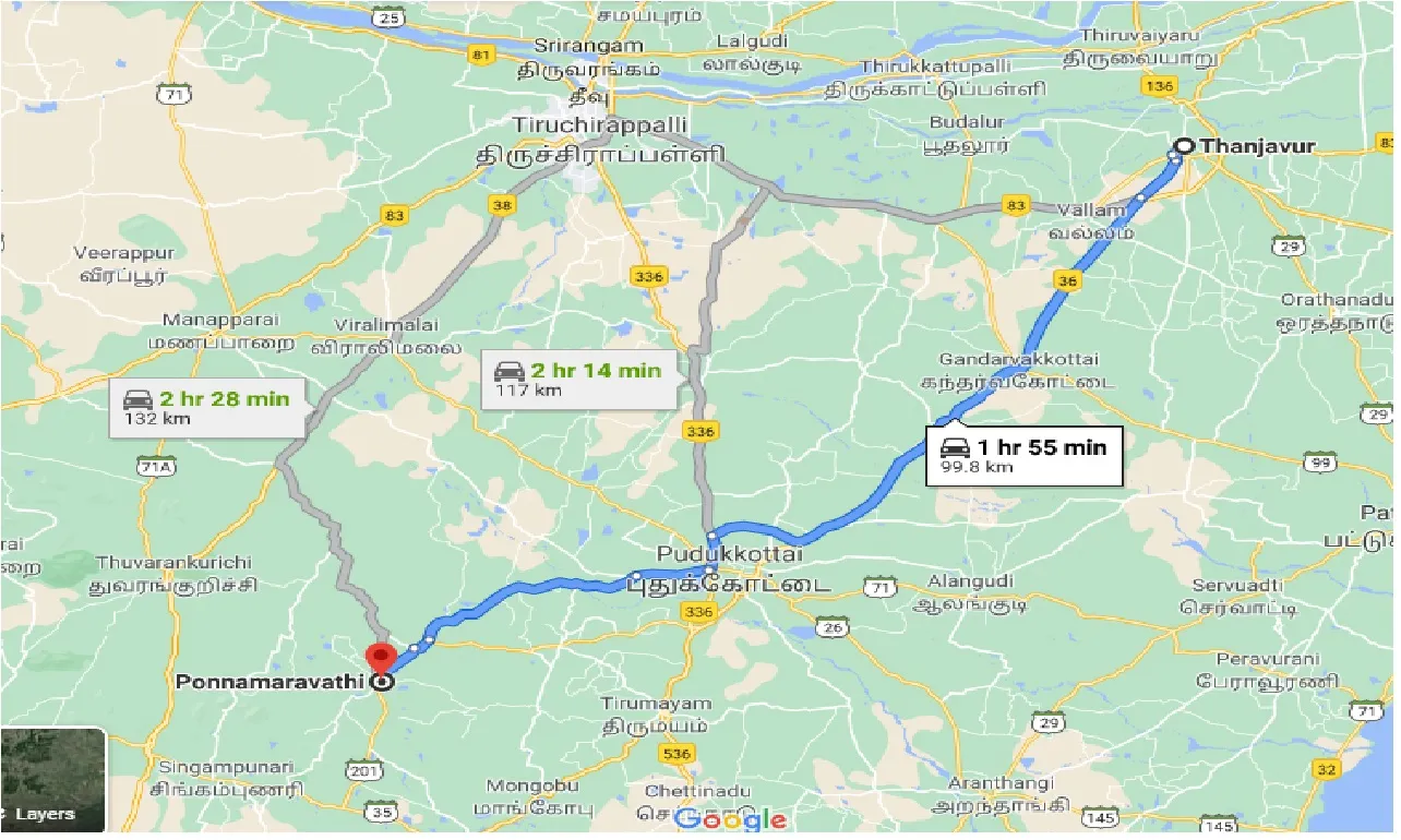 thanjavur-to-ponnamaravathi-one-way