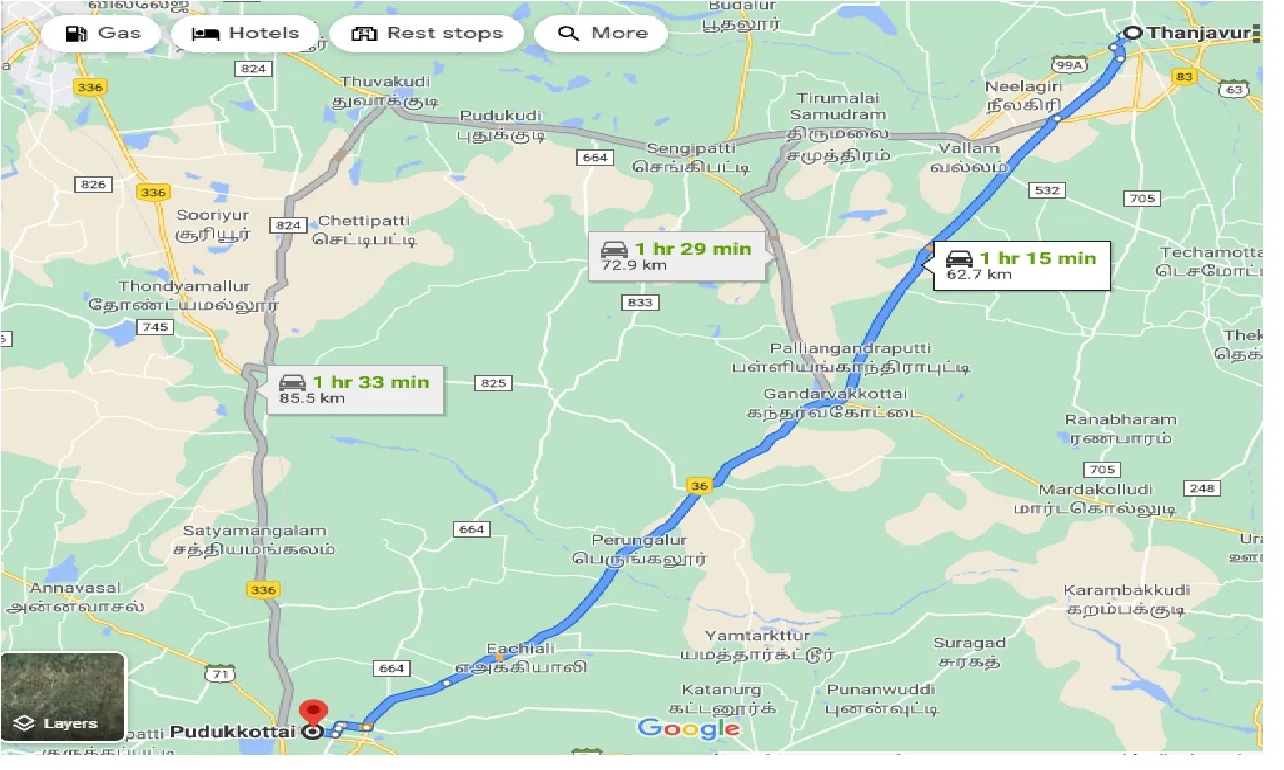 thanjavur-to-pudukottai-one-way