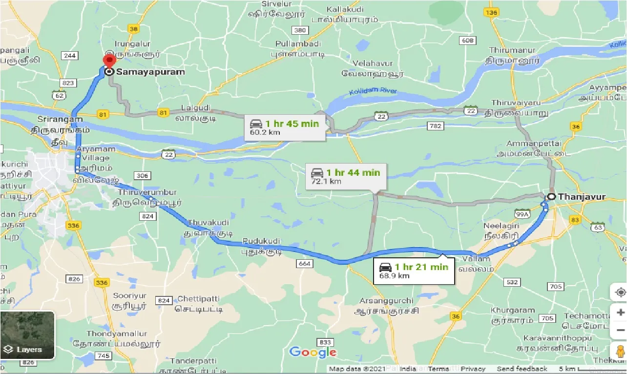thanjavur-to-samayapuram-one-way