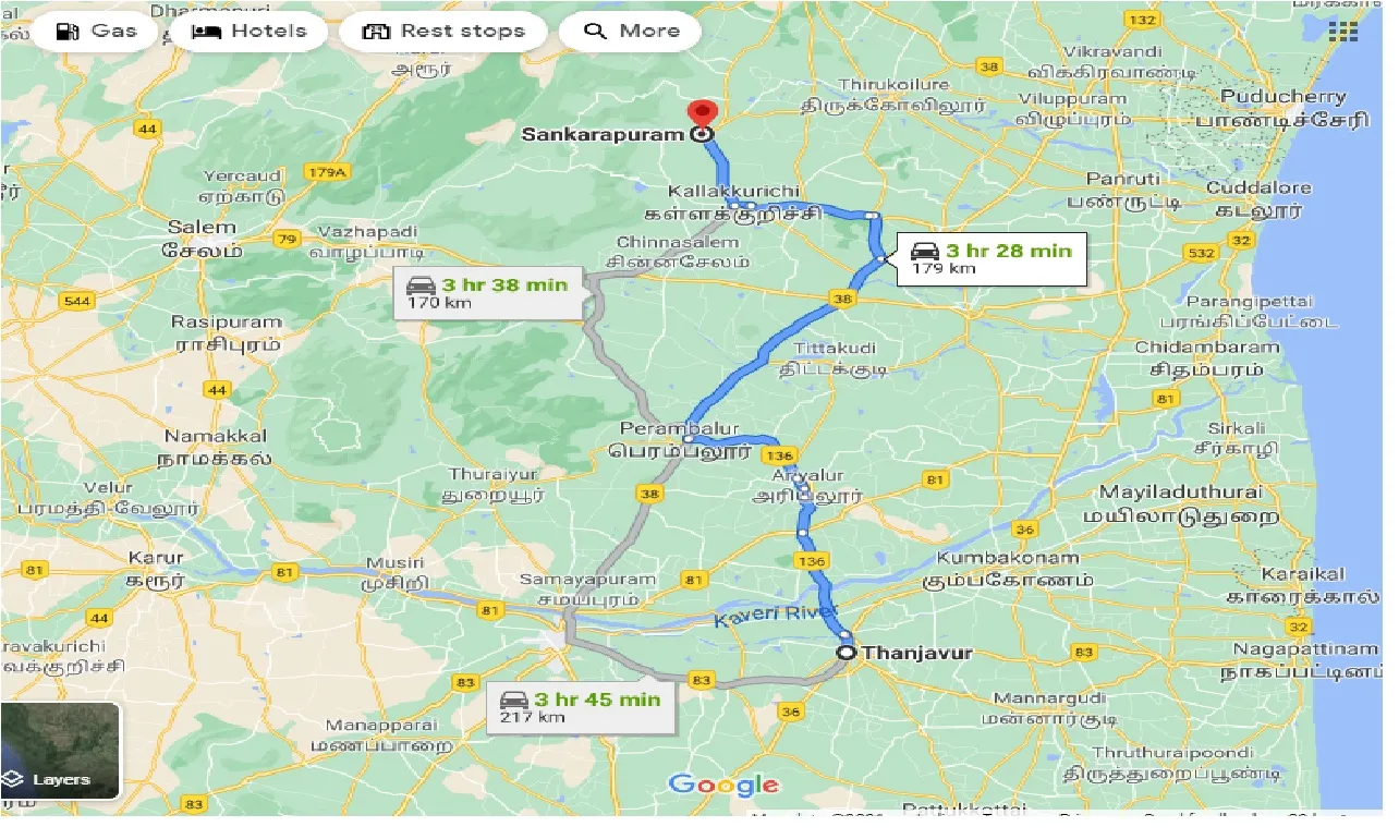 thanjavur-to-sankarapuram-taxi