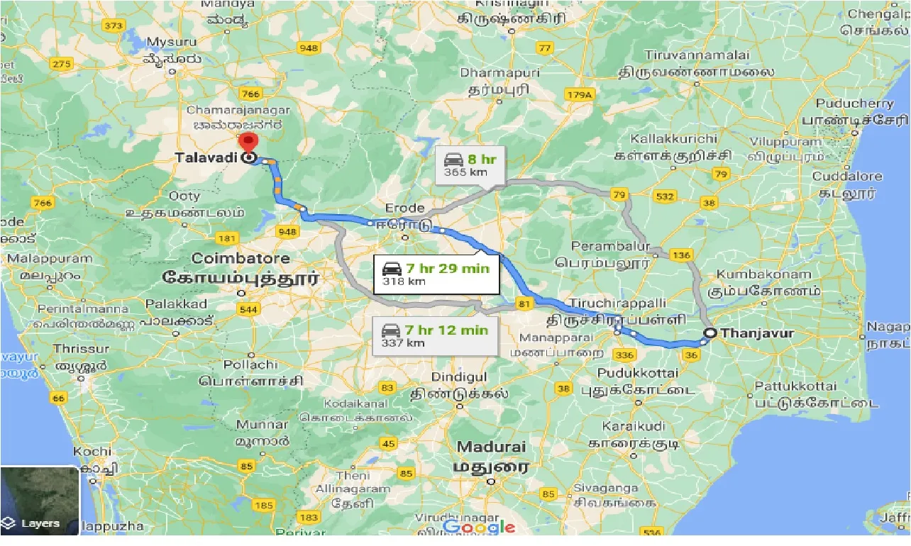 thanjavur-to-talavadi-one-way