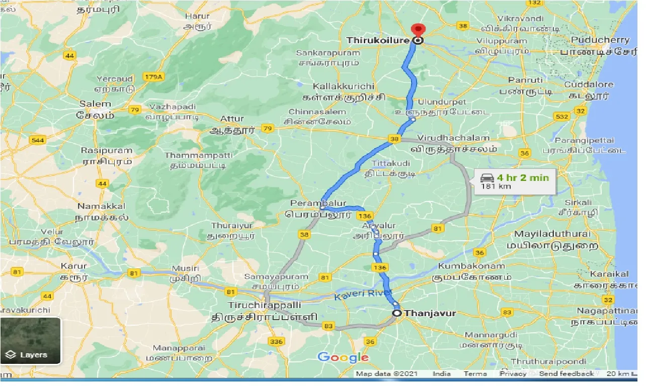 thanjavur-to-thirukoilure-taxi