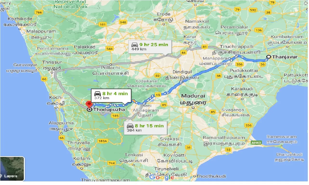 thanjavur-to-thodupuzha-one-way