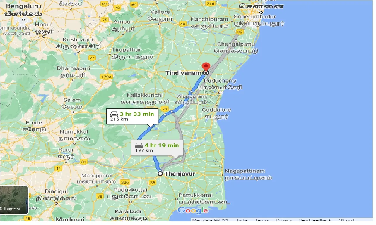 thanjavur-to-tindivanam-one-way
