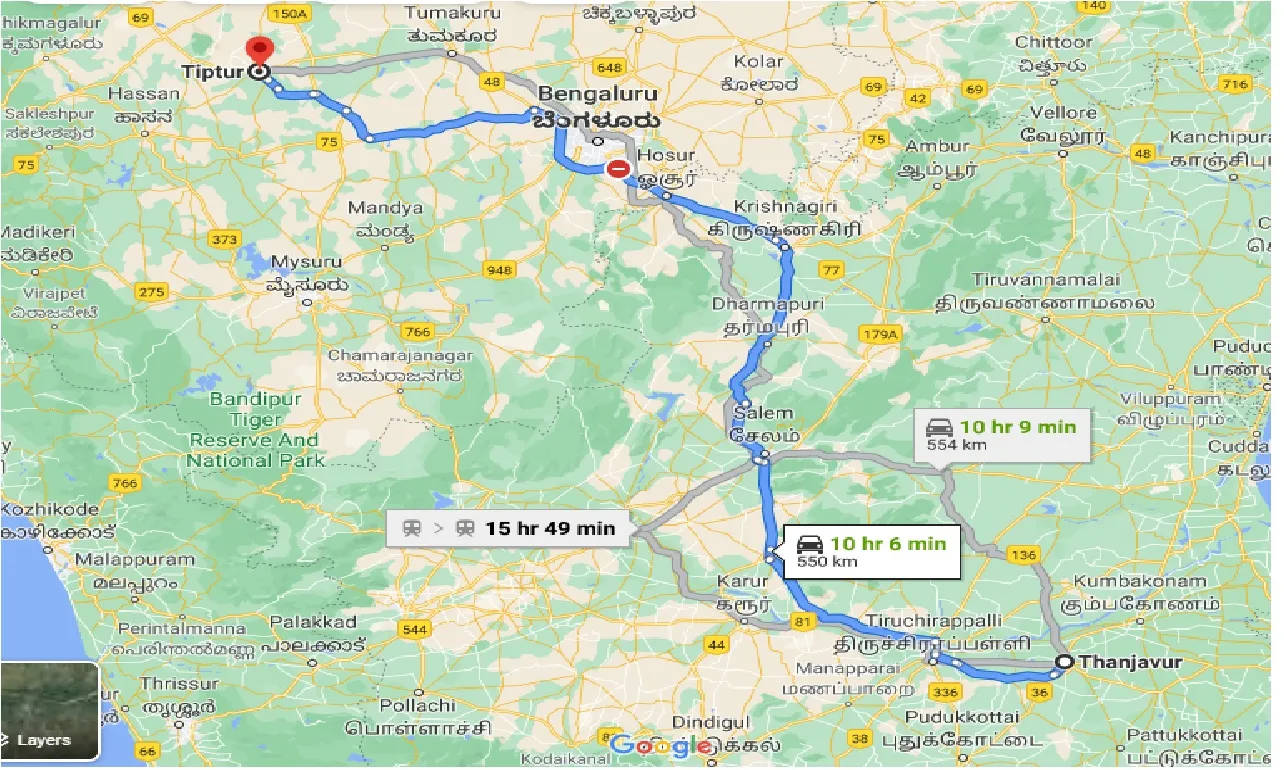 thanjavur-to-tiptur-one-way