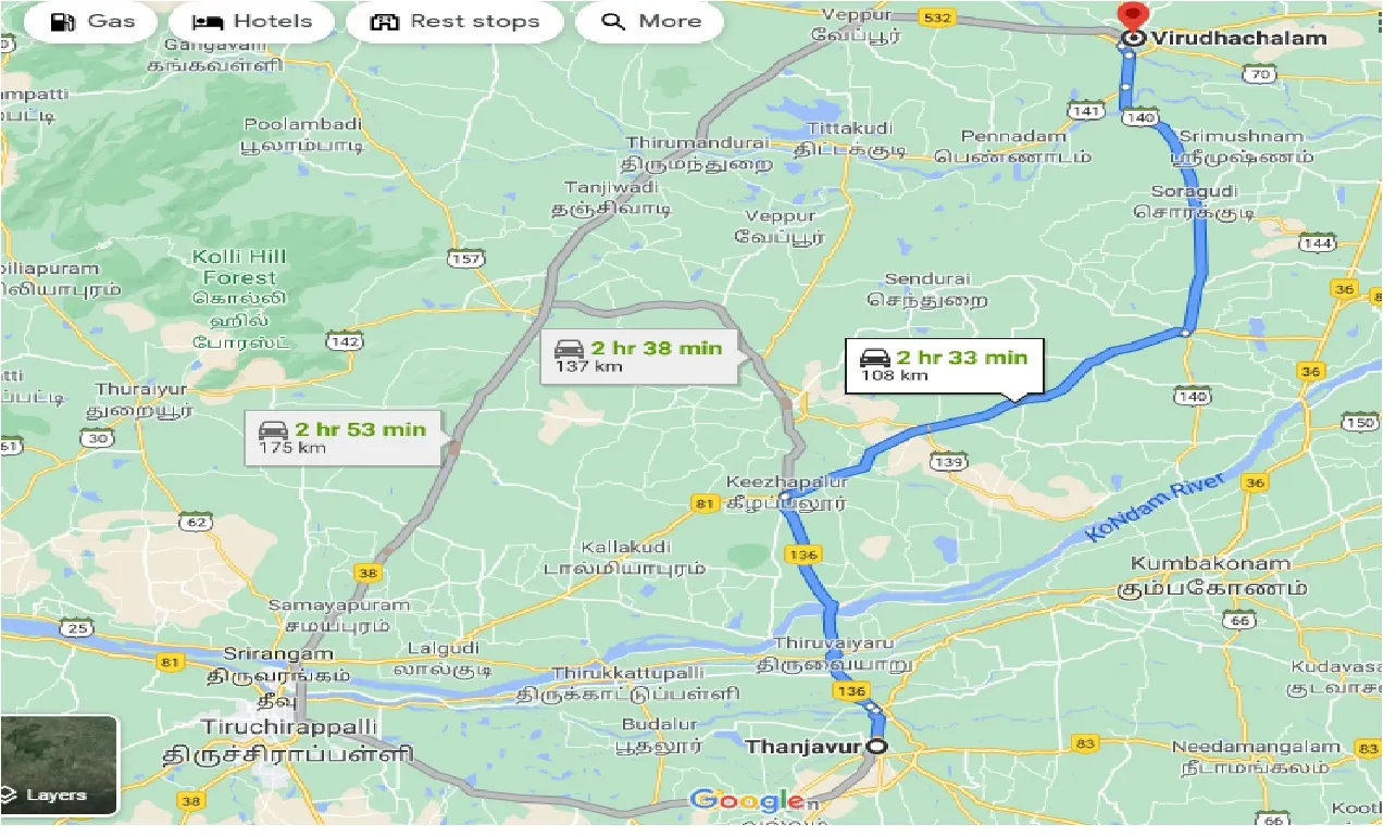 thanjavur-to-virudhachalam-one-way
