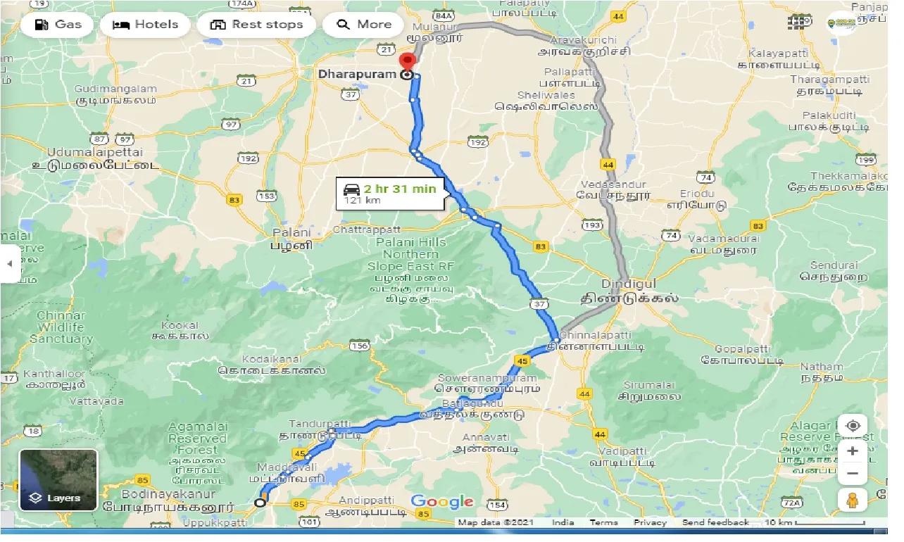 theni-to-dharapuram-one-way
