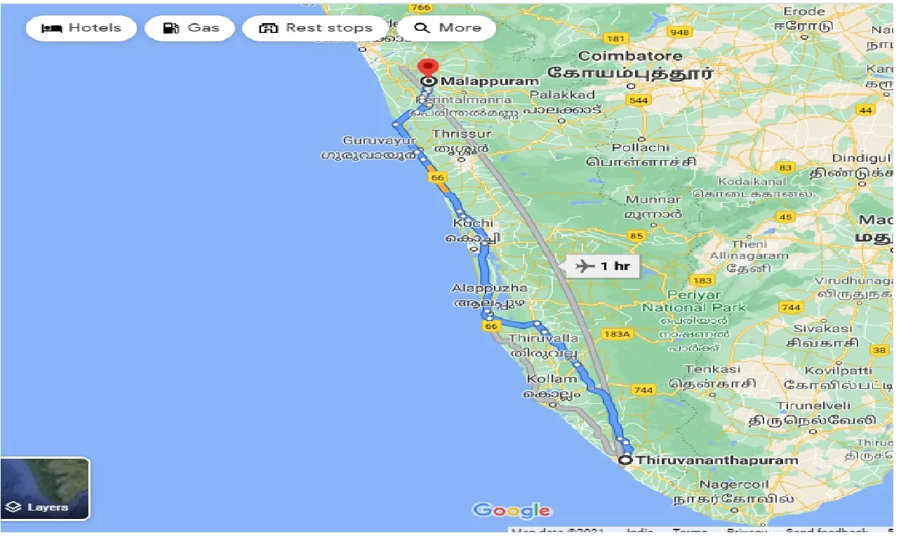 thiruvananthapuram-to-malappuram-taxi