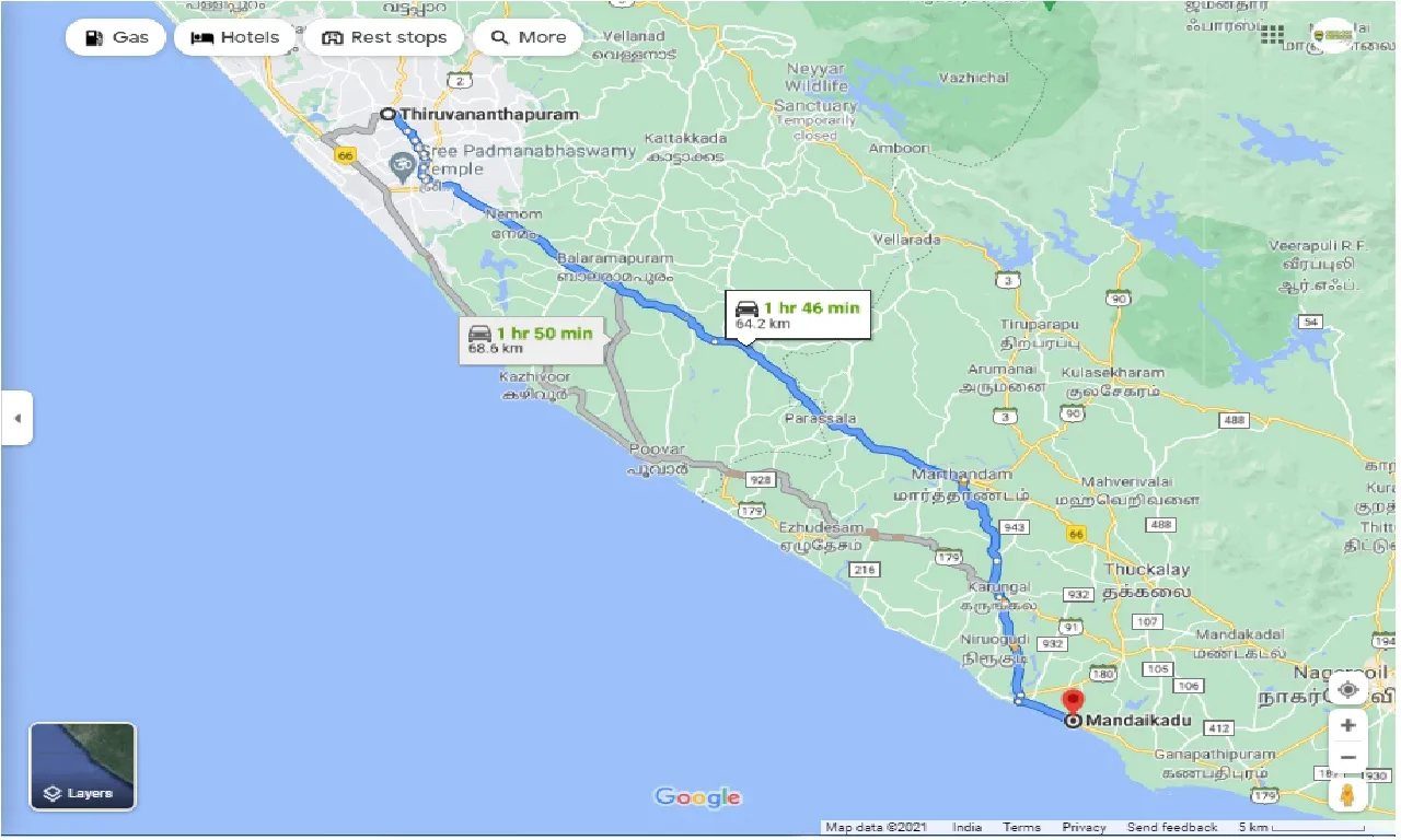 thiruvananthapuram-to-mandaikadu-one-way