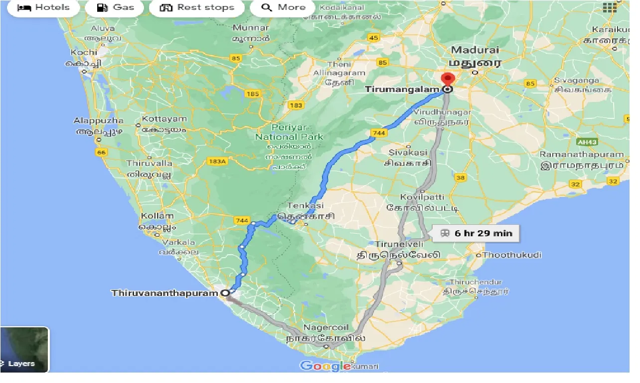 thiruvananthapuram-to-tirumangalam-taxi