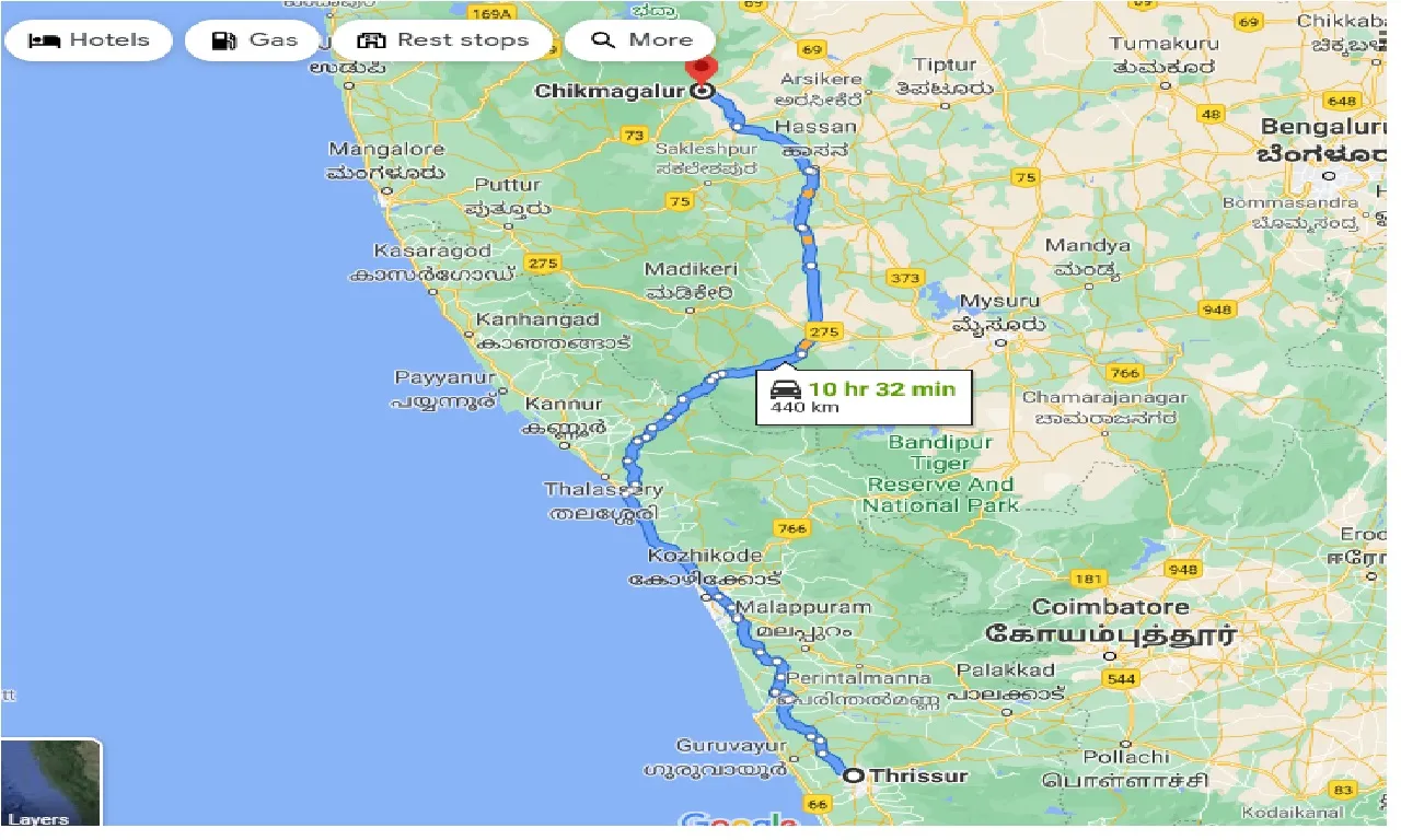 thrissur-to-chikmagalur-one-way