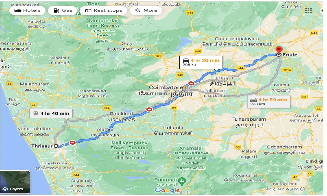 thrissur-to-erode-taxi