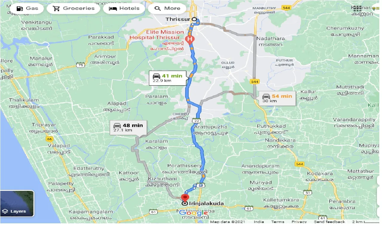 thrissur-to-irinjalakuda-taxi