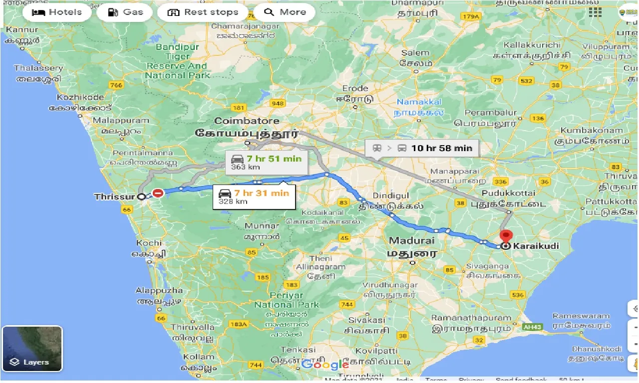 thrissur-to-karaikudi-taxi