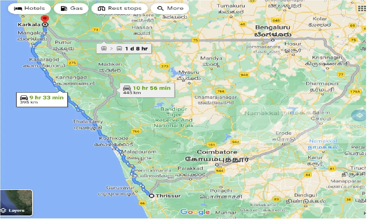 thrissur-to-karkala-one-way