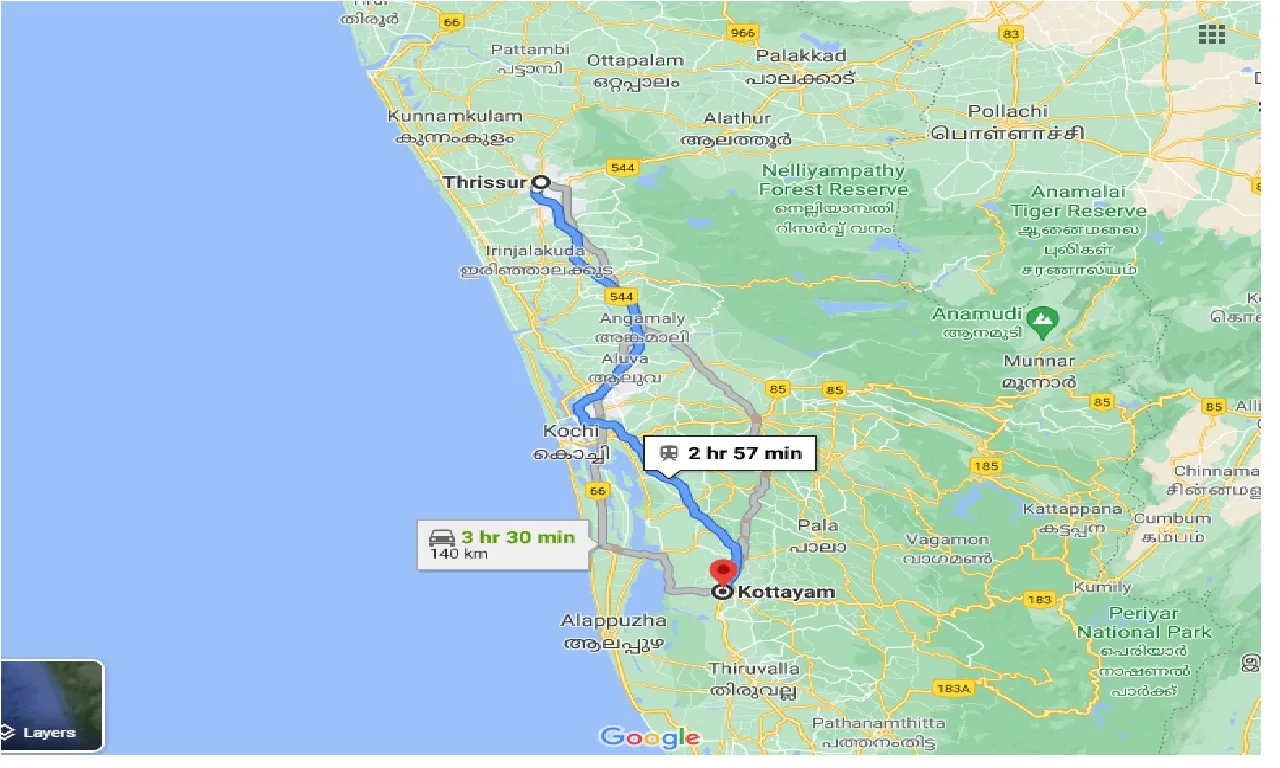 thrissur-to-kottayam-one-way