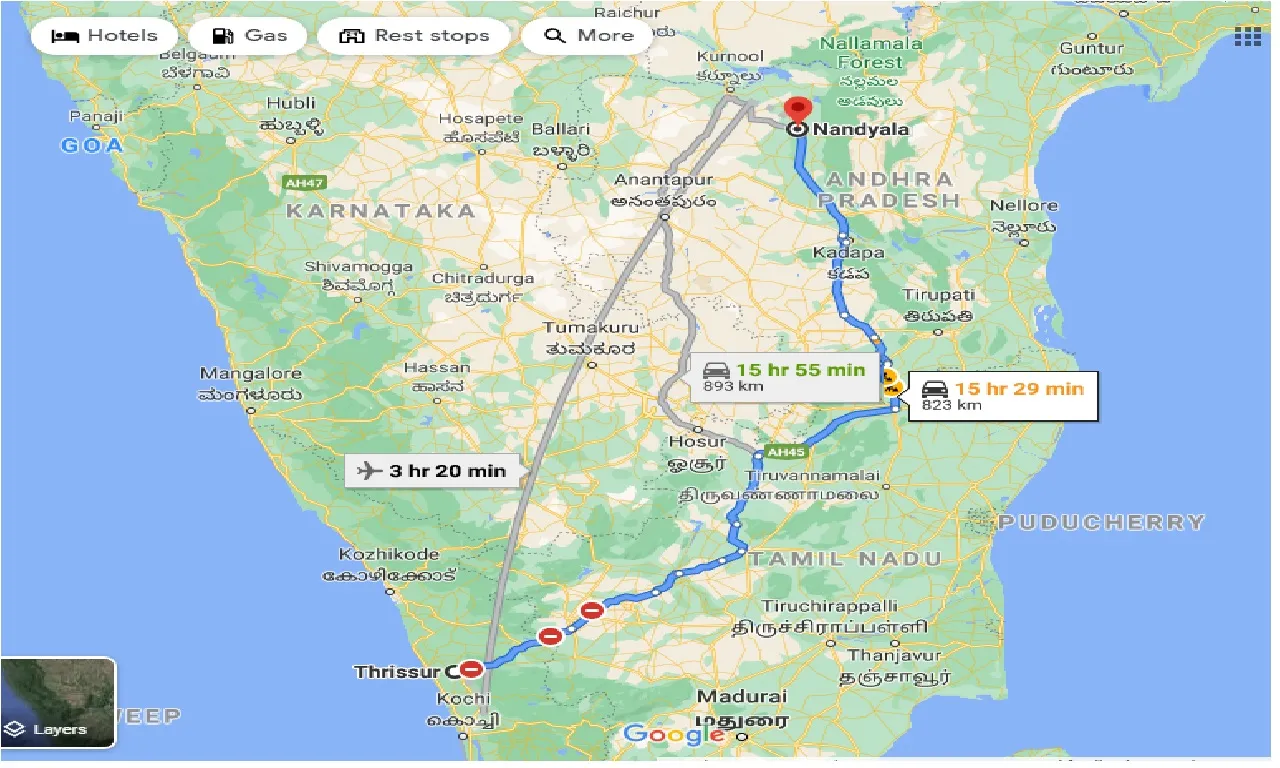 thrissur-to-nandyala-one-way