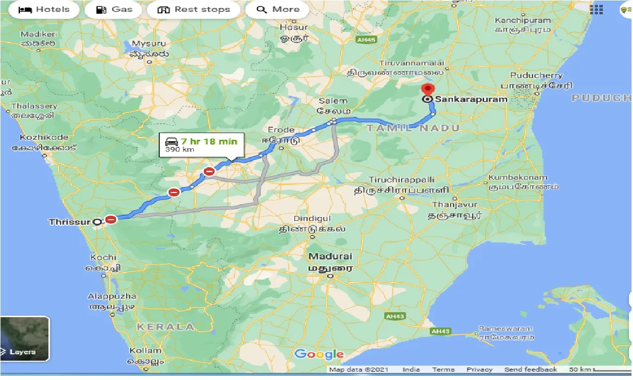 thrissur-to-sankarapuram-one-way