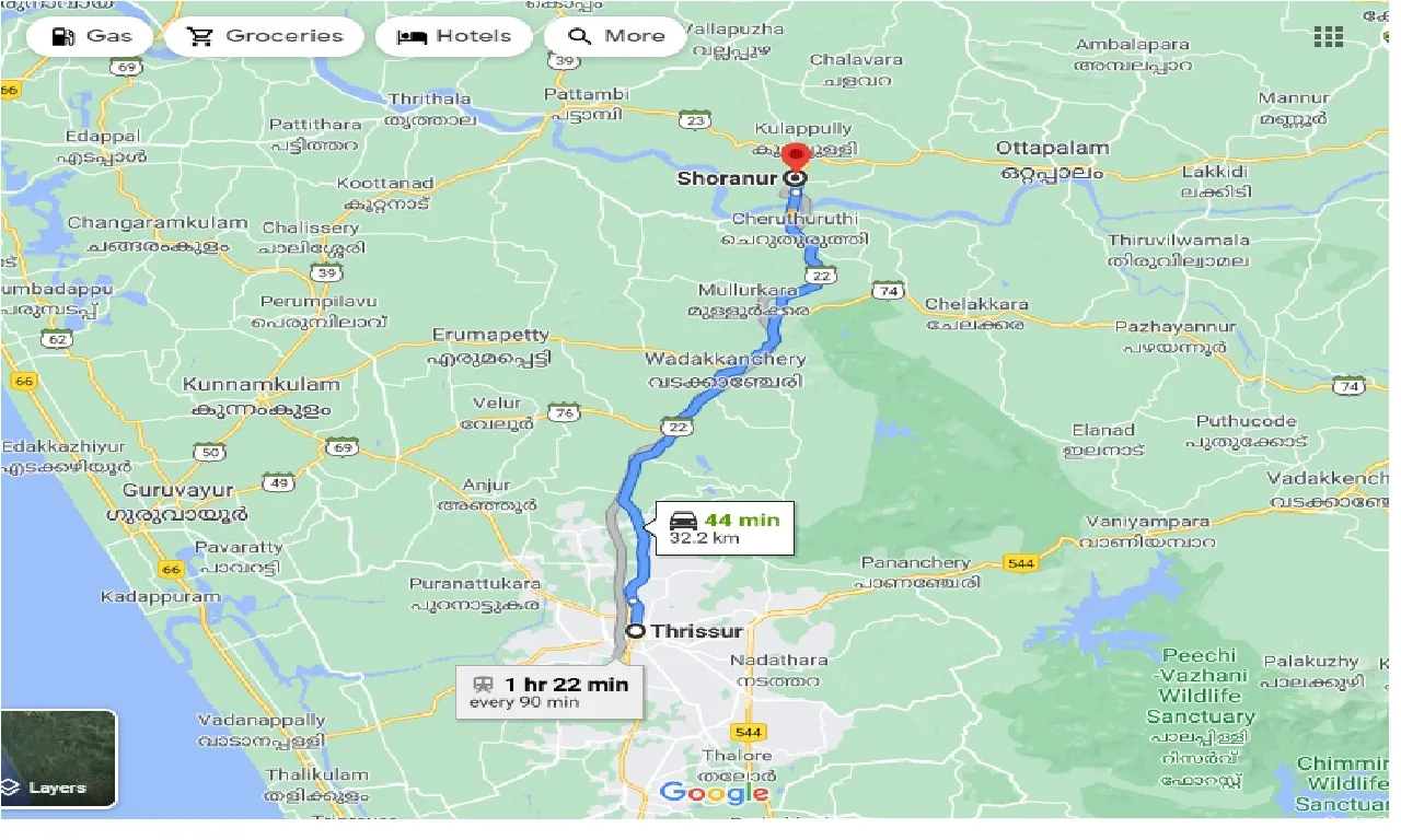 thrissur-to-shoranur-jn-taxi