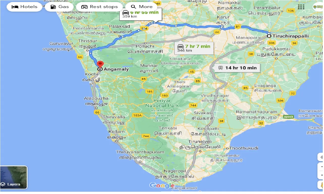 tiruchirappalli-to-angamaly-one-way