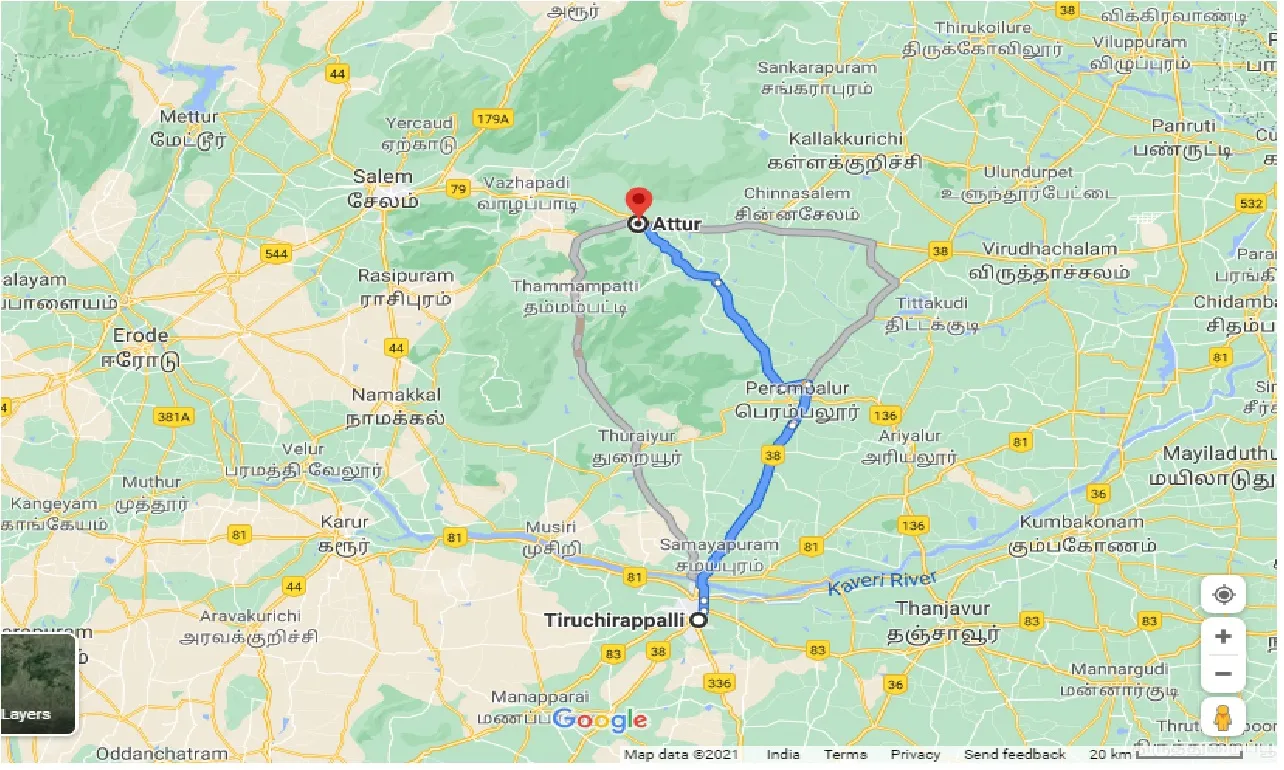 tiruchirappalli-to-attur-taxi