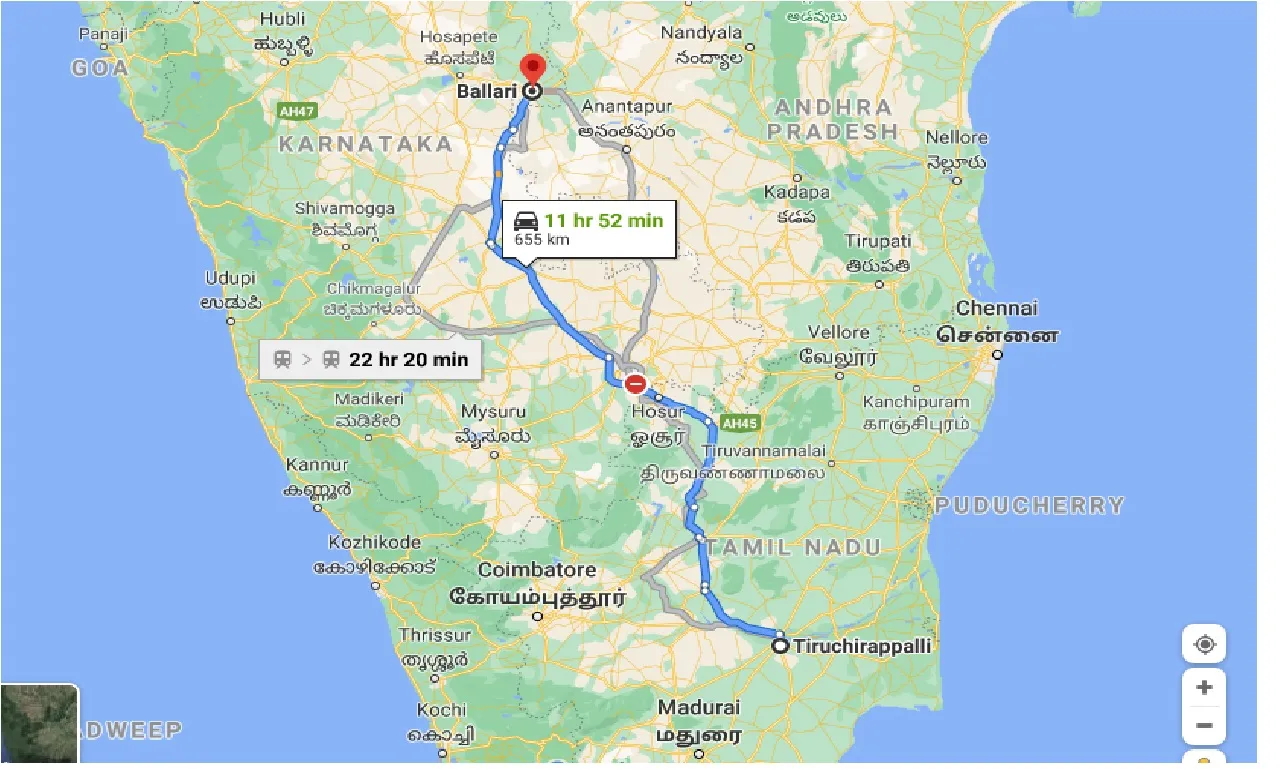 tiruchirappalli-to-ballari-taxi